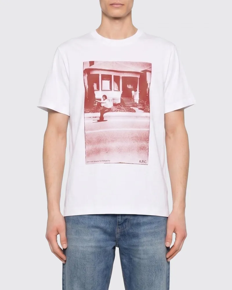 A.P.C. T-shirt herren Braun