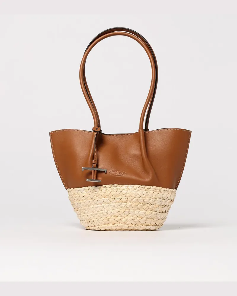 TOD'S Schultertasche damen Leder