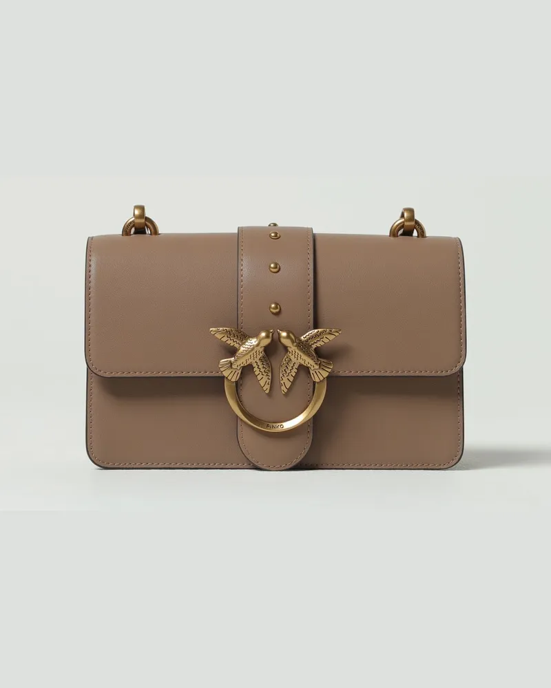 Pinko Schultertasche damen Beige