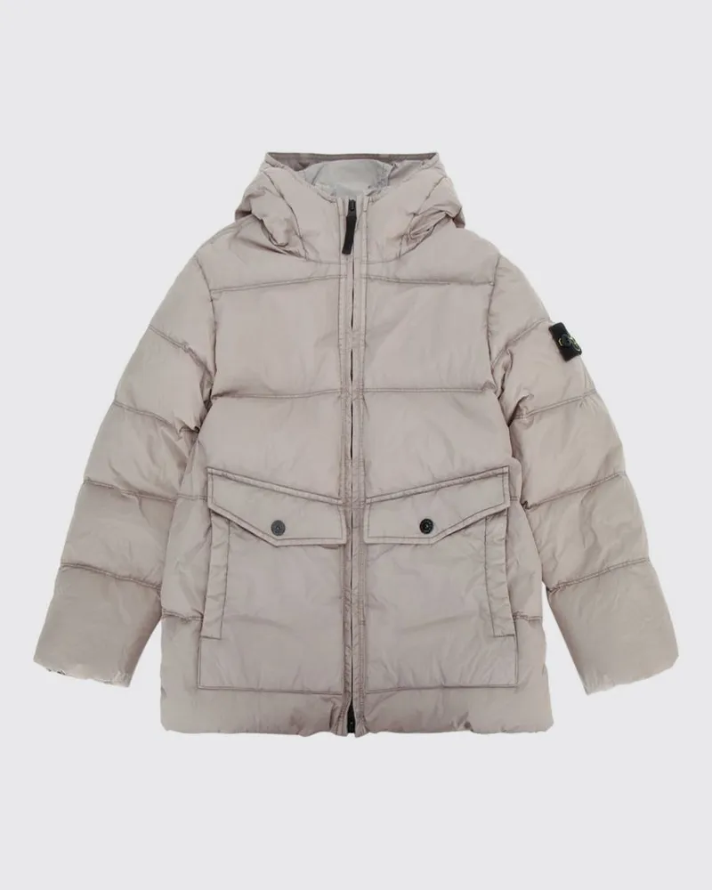 Stone Island Daunenjacke für Jungen aus recyceltem, wasserabweisendem Stoff Dust