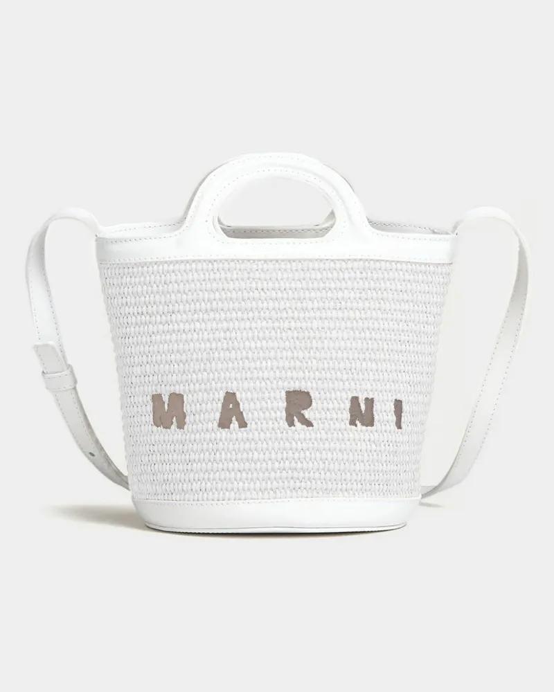 Marni Schultertasche damen Weiß