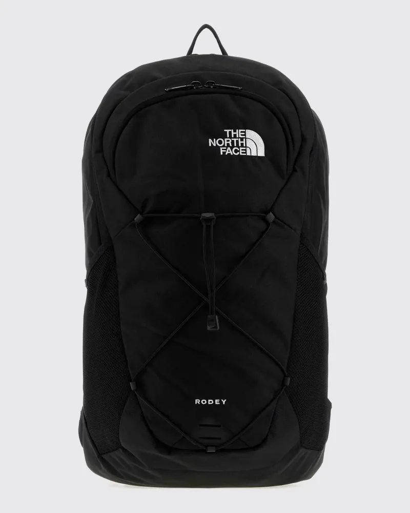 The North Face Rodey Rucksack aus recyceltem Stoff mit Laptopfach und Logo Schwarz