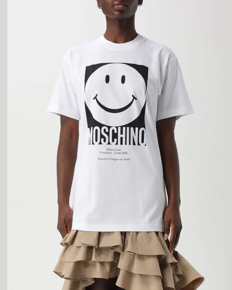 Moschino T-shirt damen Weiß