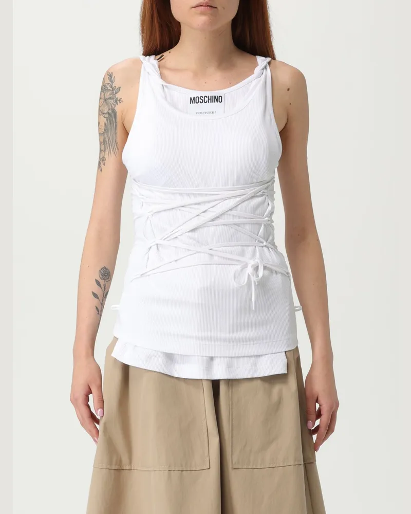 Moschino T-shirt damen Weiß