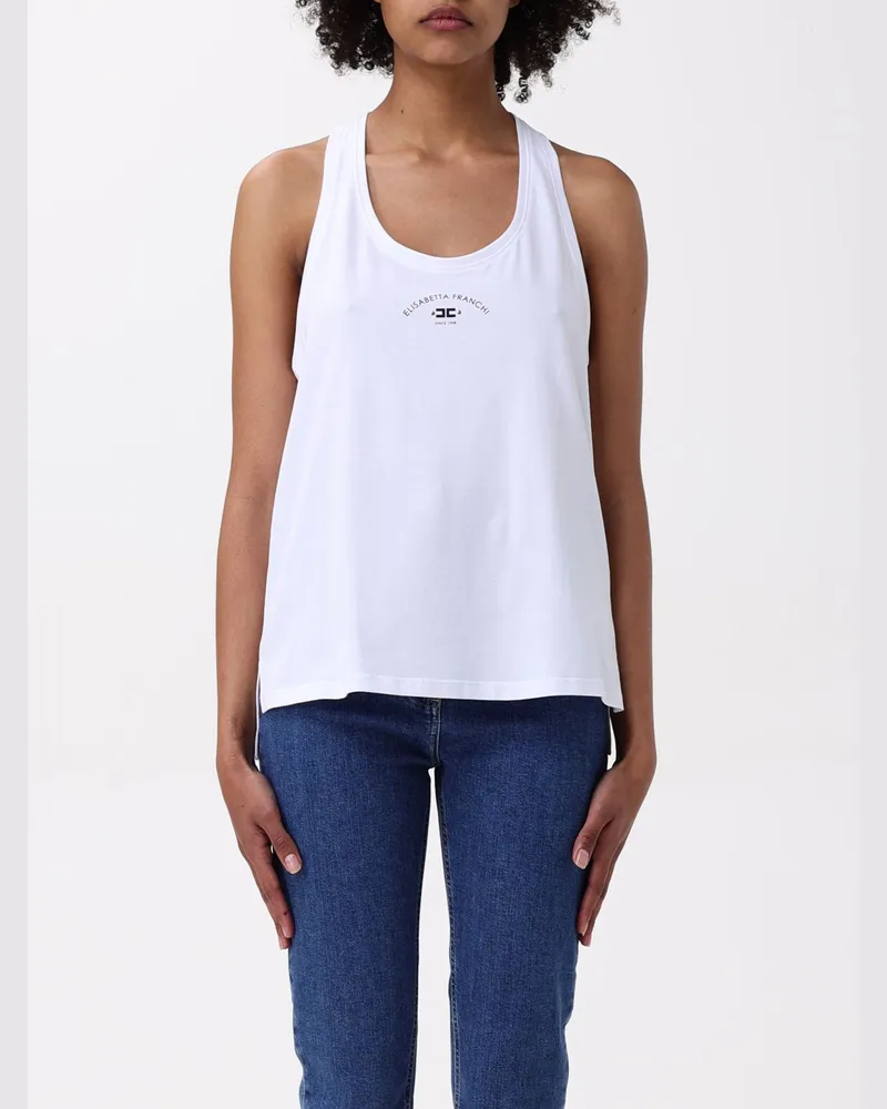 Elisabetta Franchi Top damen Weiß
