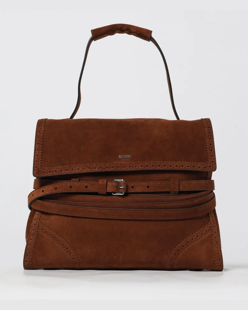 Moschino Schultertasche damen Braun