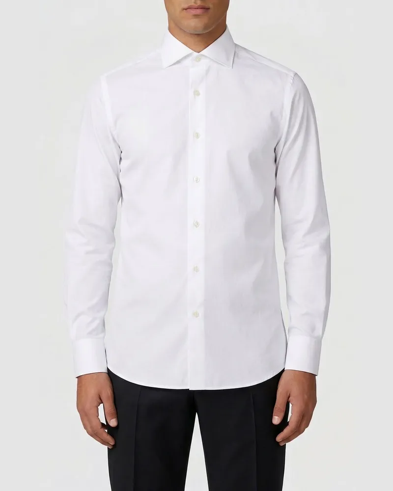 Tintoria Mattei Hemd herren Weiß