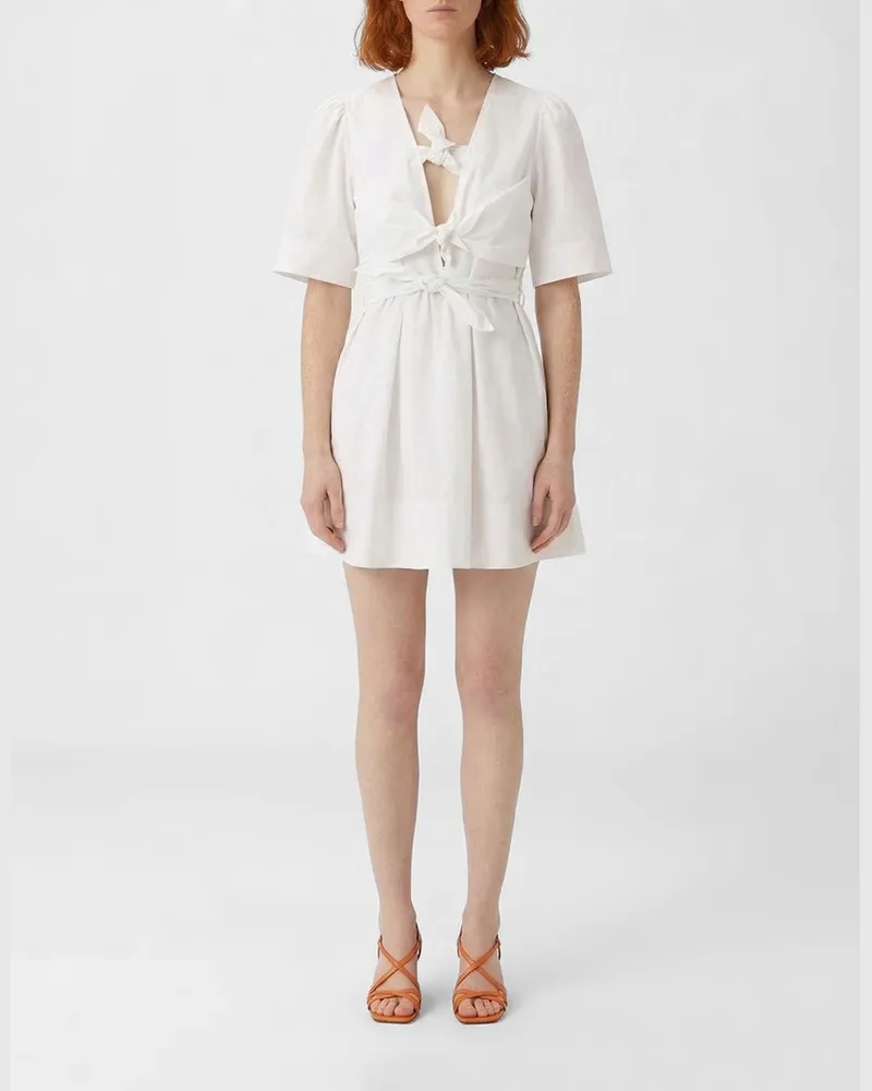 Ganni Kleid damen Weiß