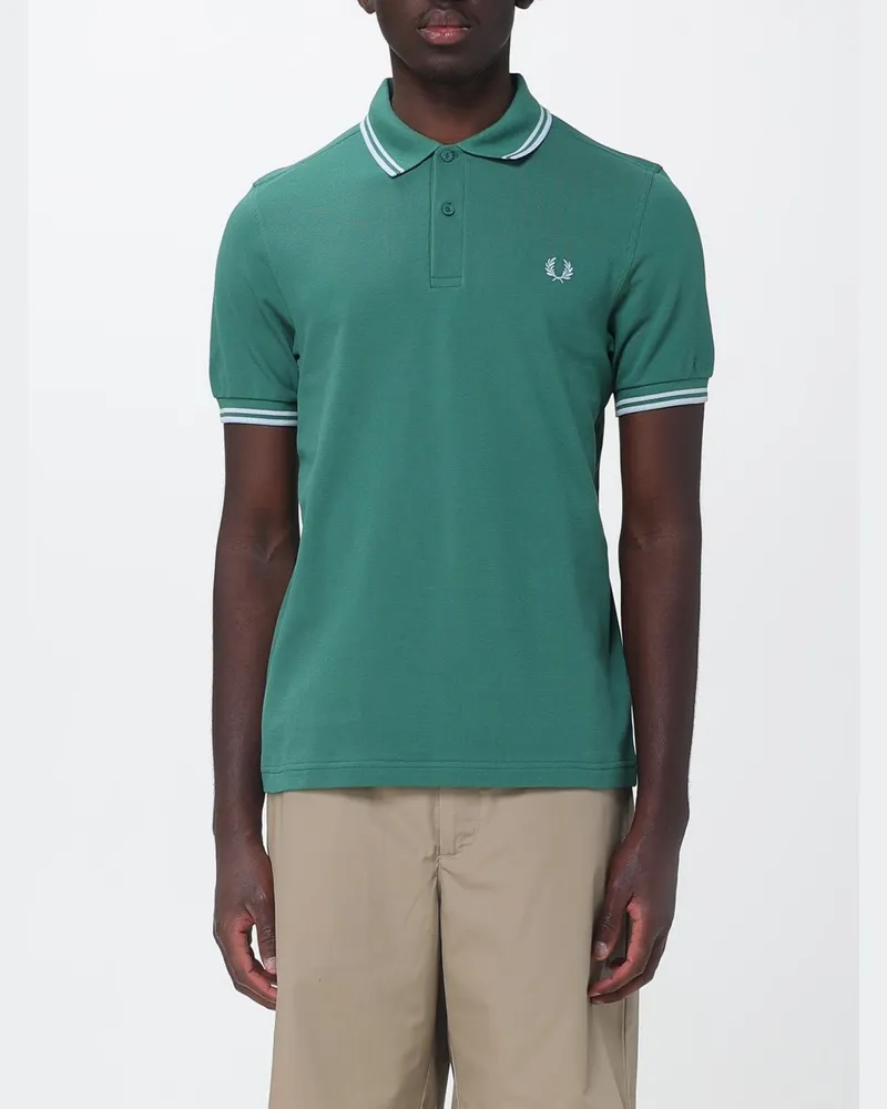 Fred Perry Baumwoll-Polohemd mit Logo Emerald