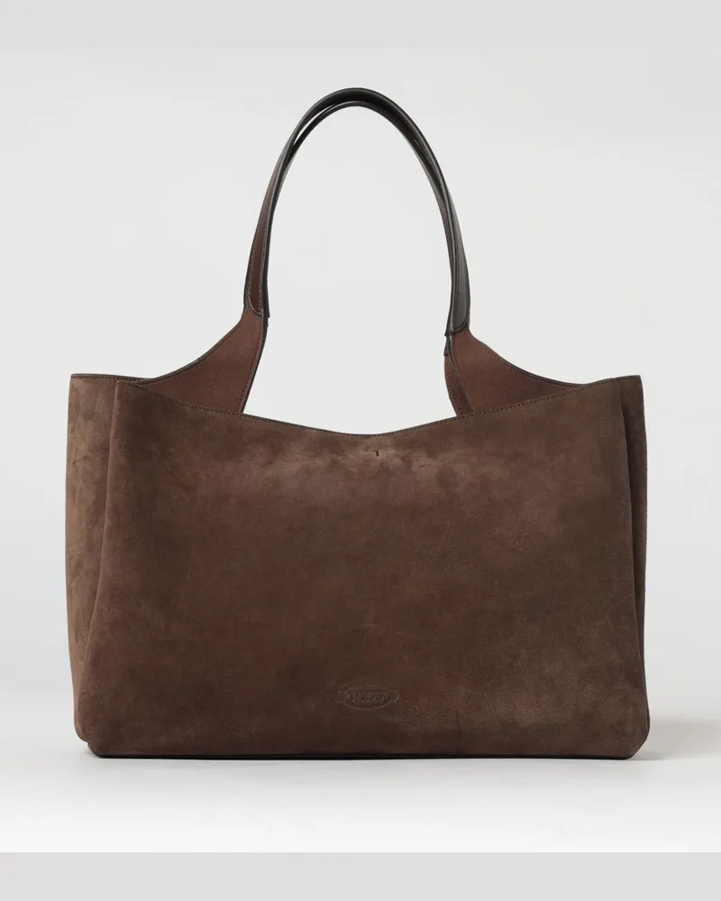 TOD'S Wildledertasche Dark