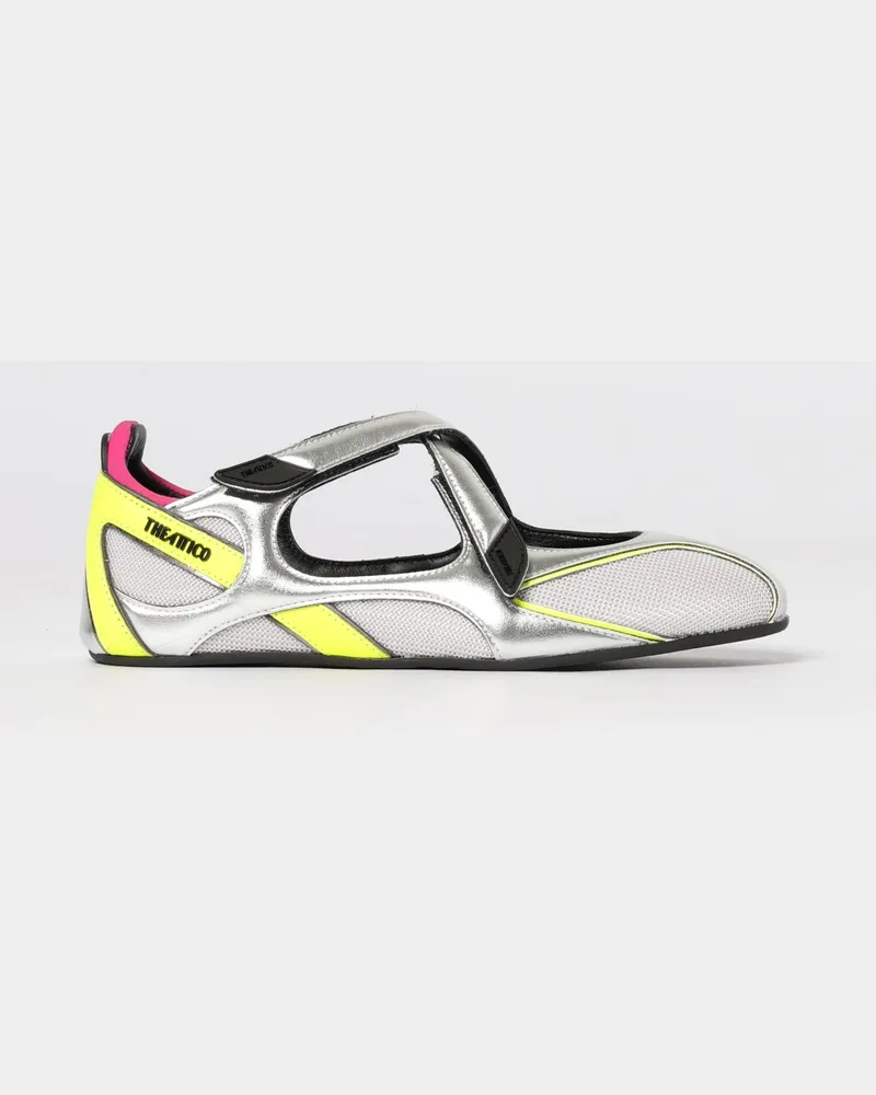 ATTICO Ballerinas damen Silber