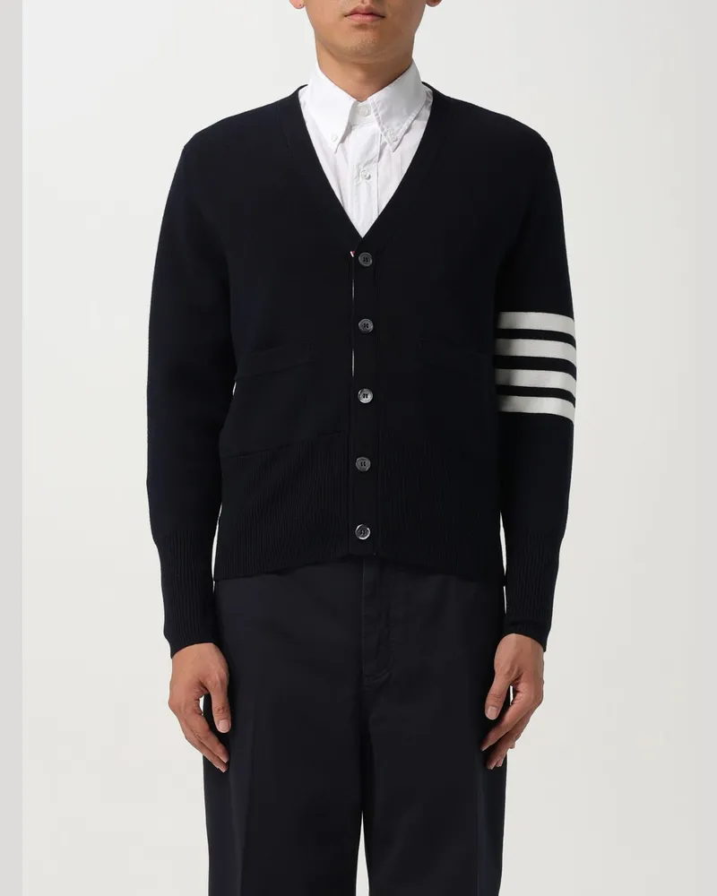 Thom Browne Strickjacke herren Blau