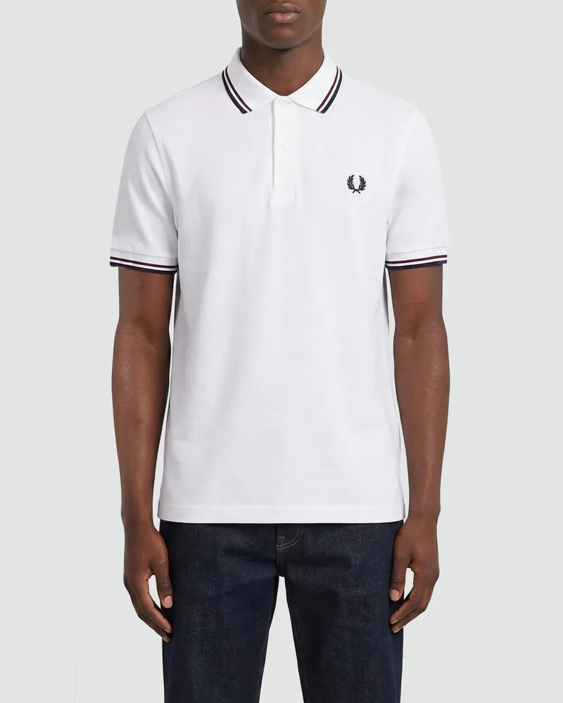 Fred Perry Polo herren Weiss