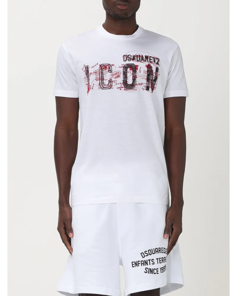 Dsquared2 T-shirt herren Weiß