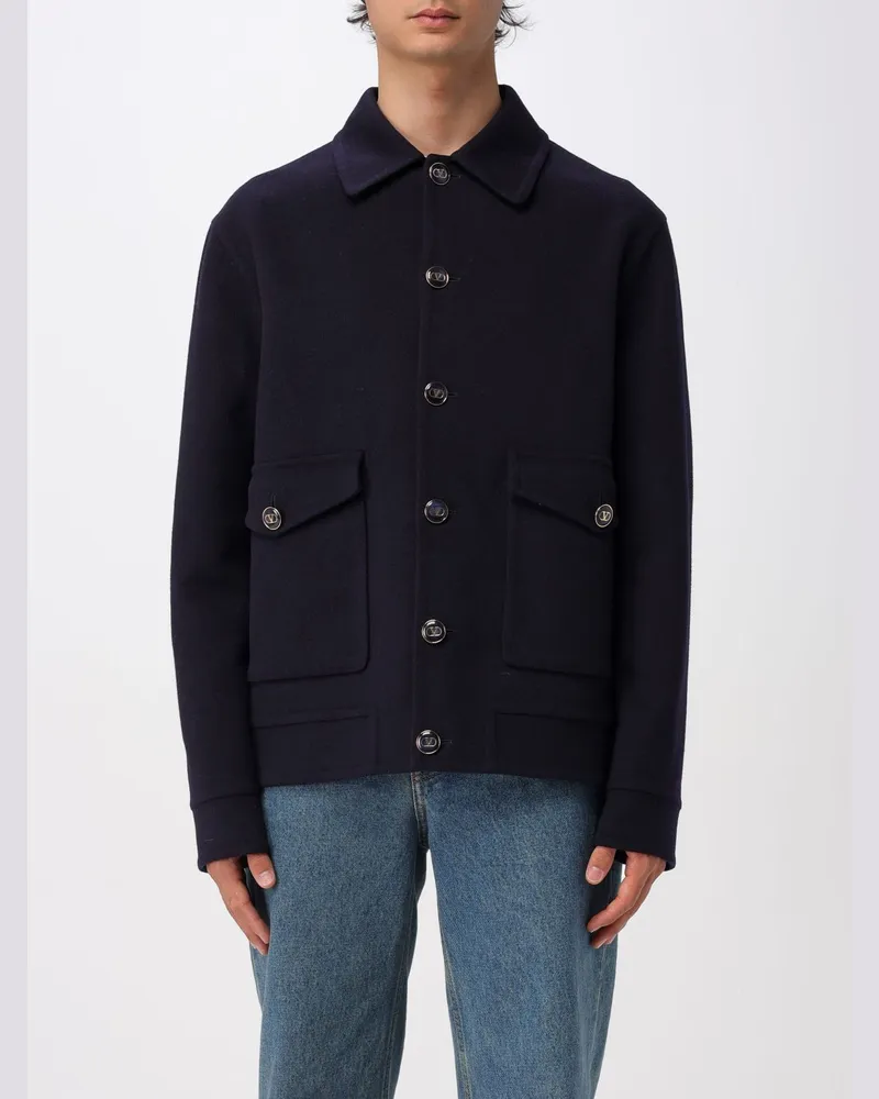 Valentino Garavani Mantel herren Blau