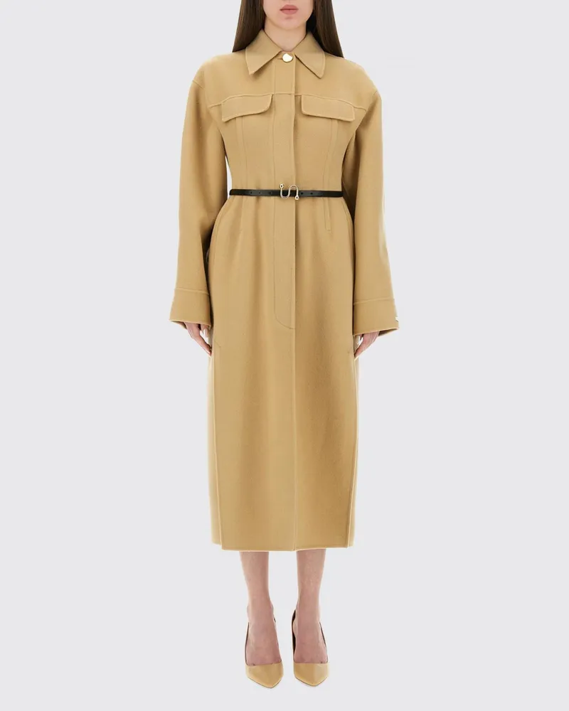 SPORTMAX Mantel damen Camel