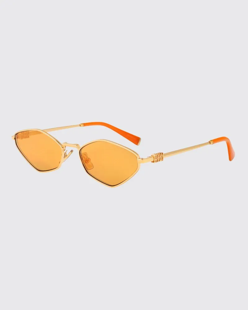 Miu Miu Sonnenbrille damen Gold