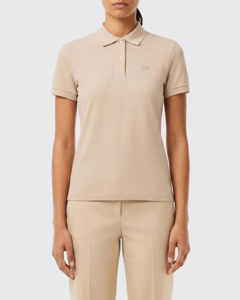 Lacoste Polo damen Beige