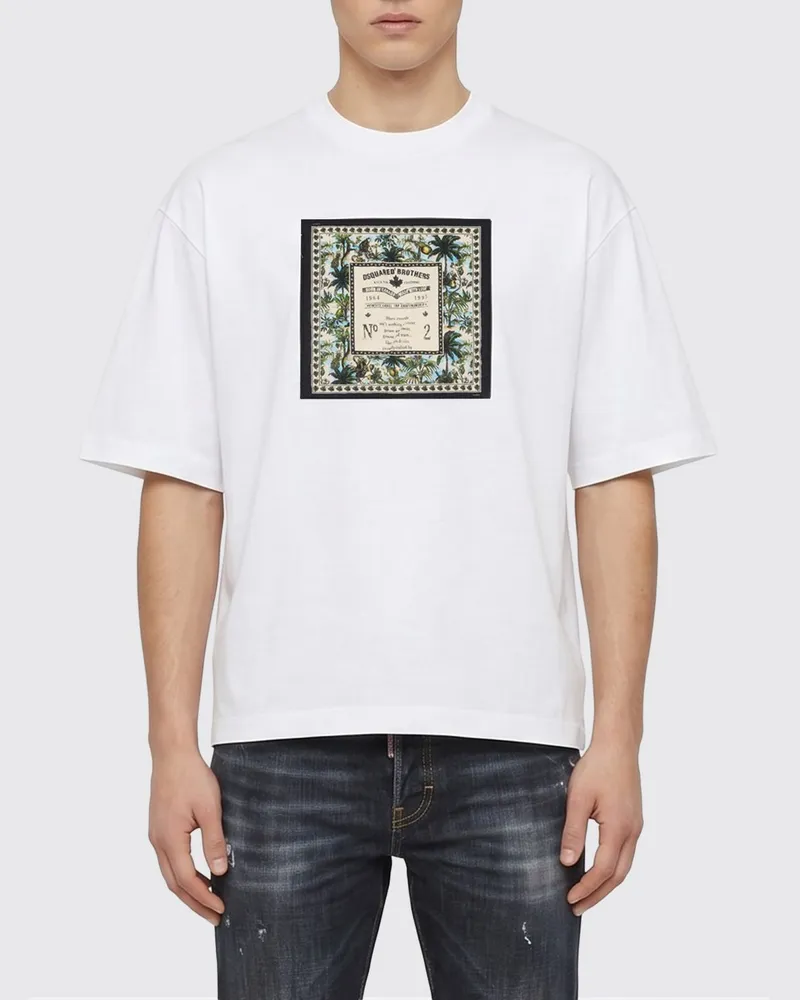 Dsquared2 T-shirt herren Weiß