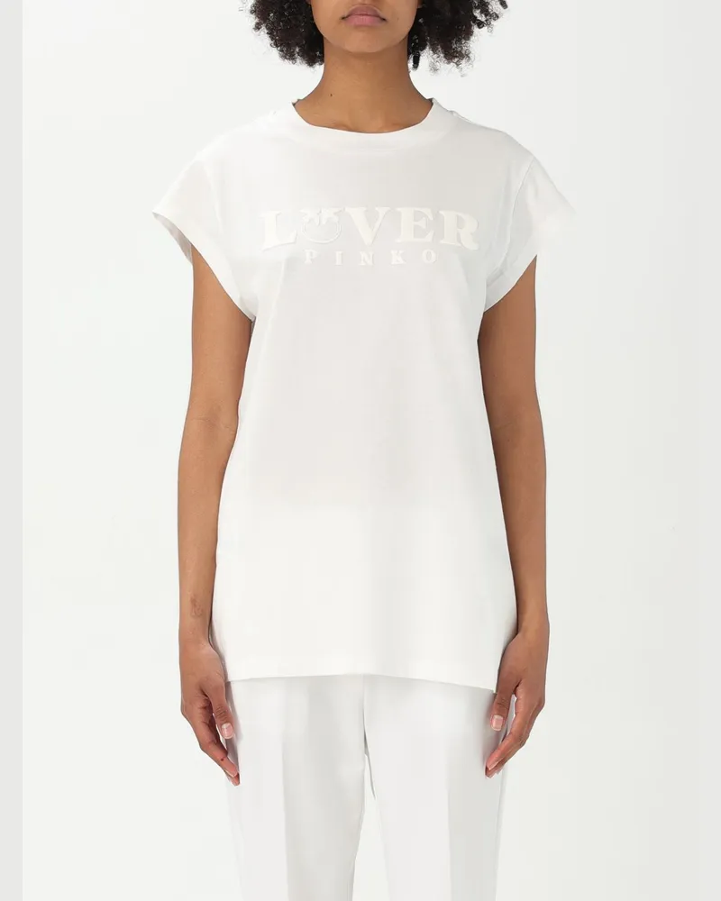 Pinko T-shirt damen Weiß