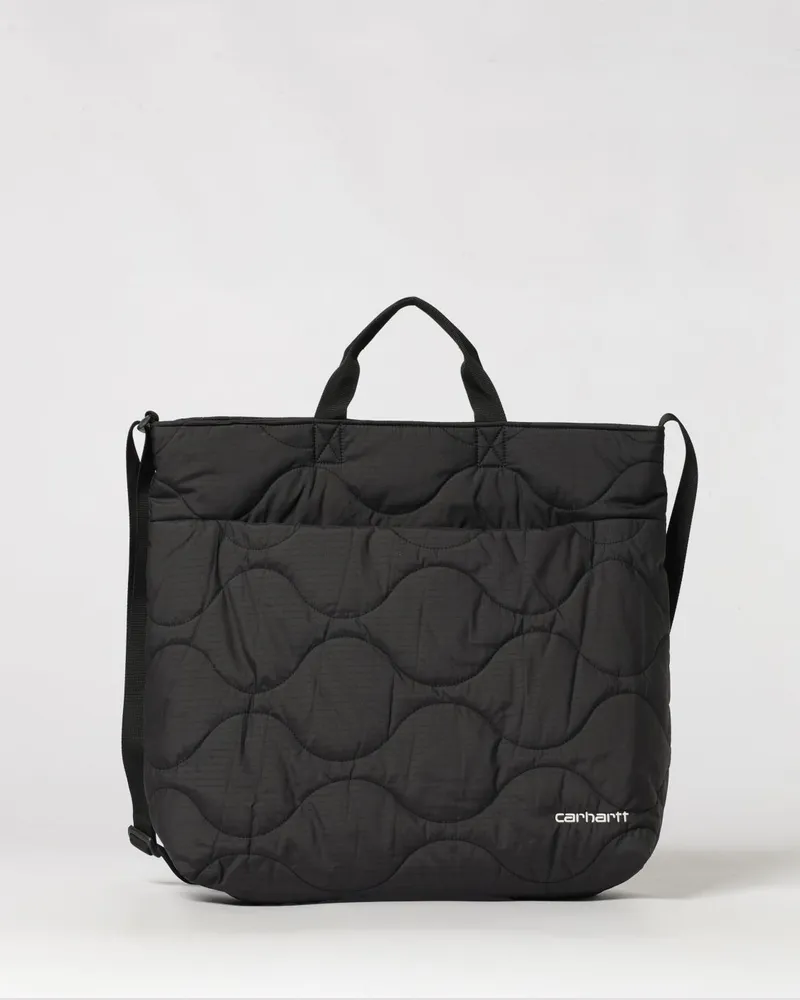 Carhartt WIP Skye gesteppte, wasserabweisende Ripstop-Nylon-Tragetasche Schwarz