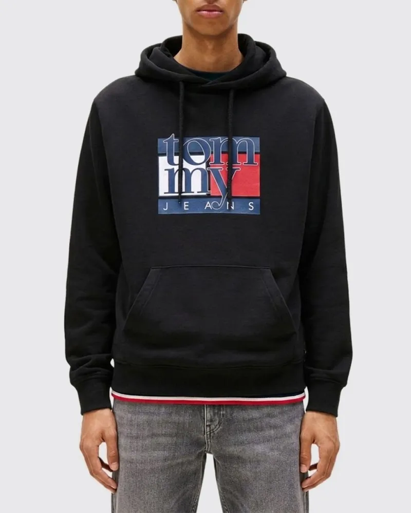 Tommy Hilfiger Sweatshirt herren Schwarz