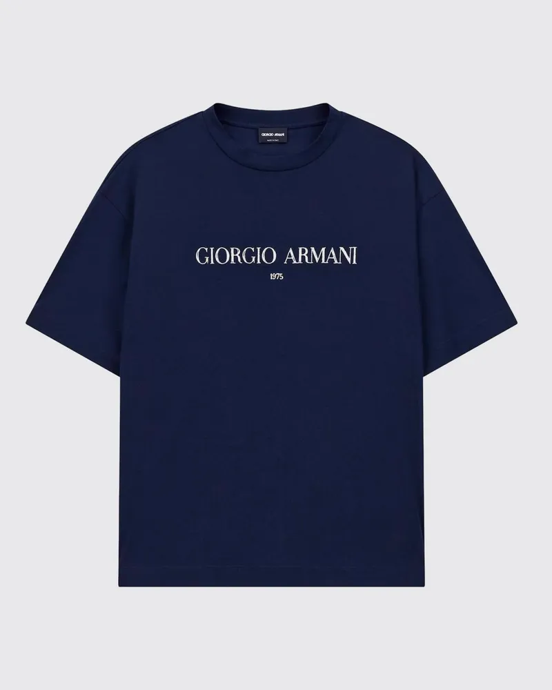 Giorgio Armani T-shirt herren Blau