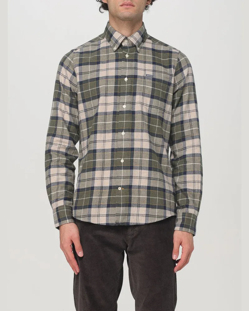 Barbour Hemd herren Grün