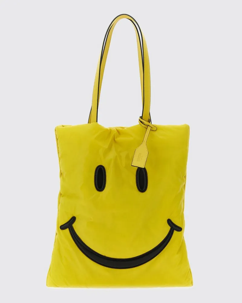 Moschino Schultertasche damen Gelb