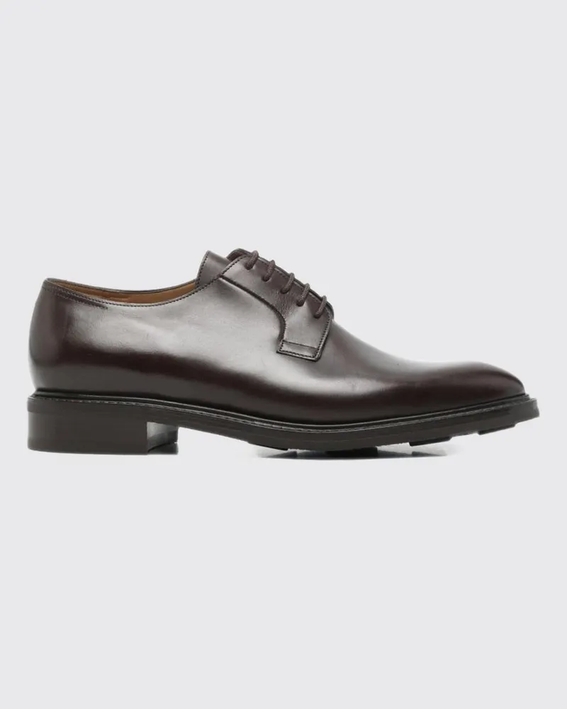 John Lobb Derby-Schuhe aus Glattleder mit runder Zehenpartie und Gummisohle Braun