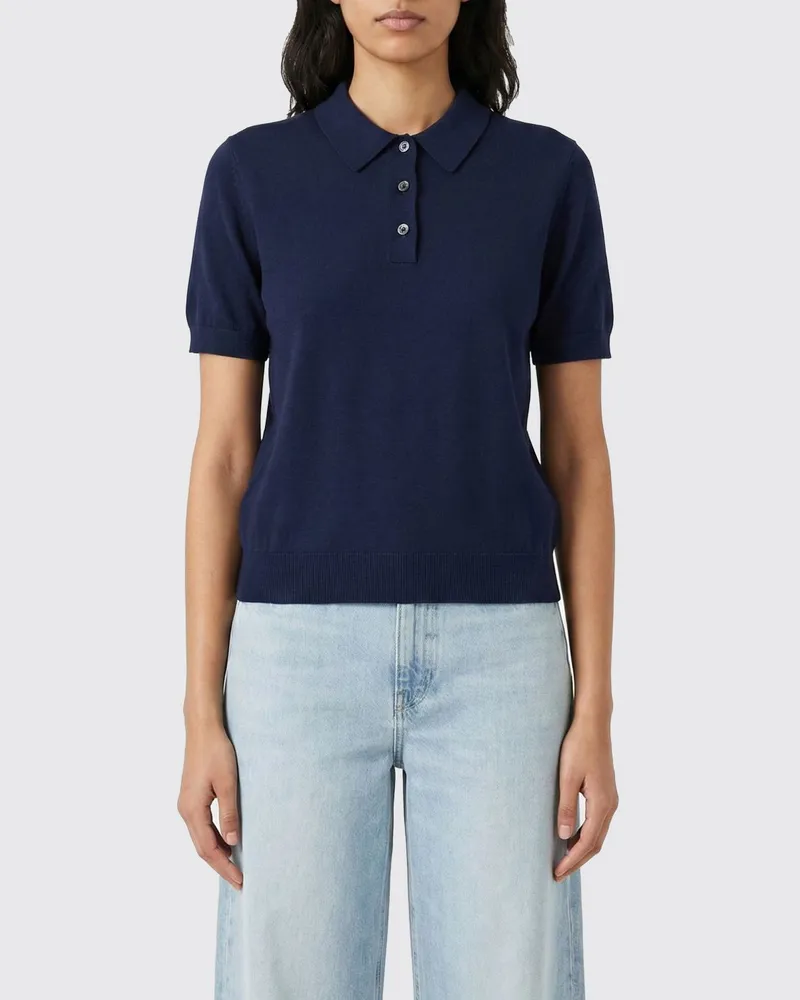 ASPESI Polo damen Blau