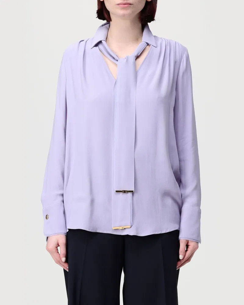 Elisabetta Franchi Hemdbluse damen Lila