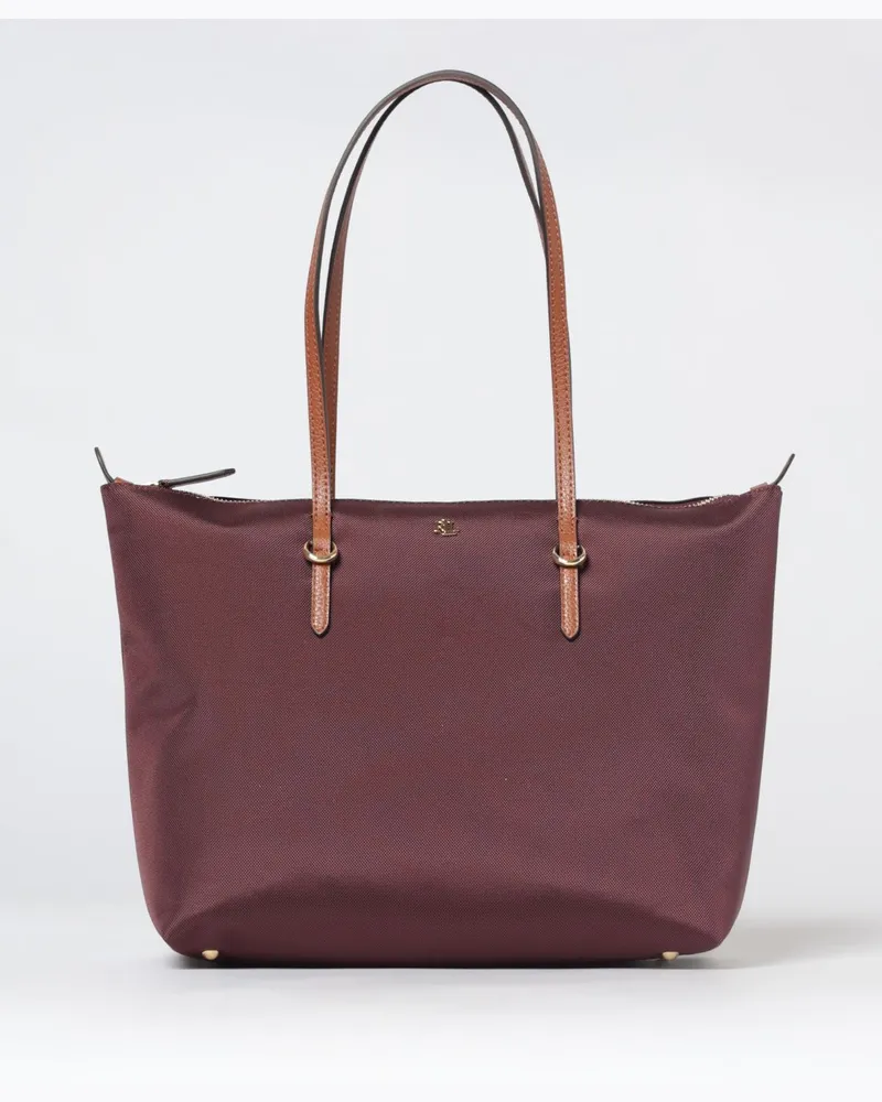 Ralph Lauren Keaton Tasche aus Nylon Burgunderrot