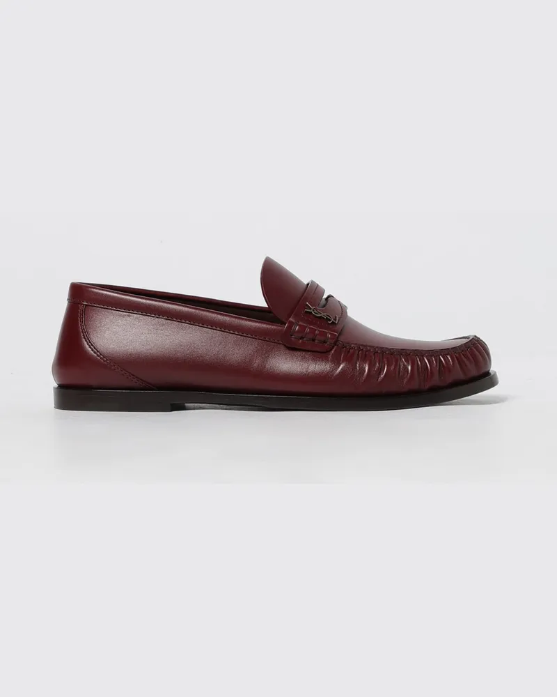 Saint Laurent Schuhe damen Burgunderrot