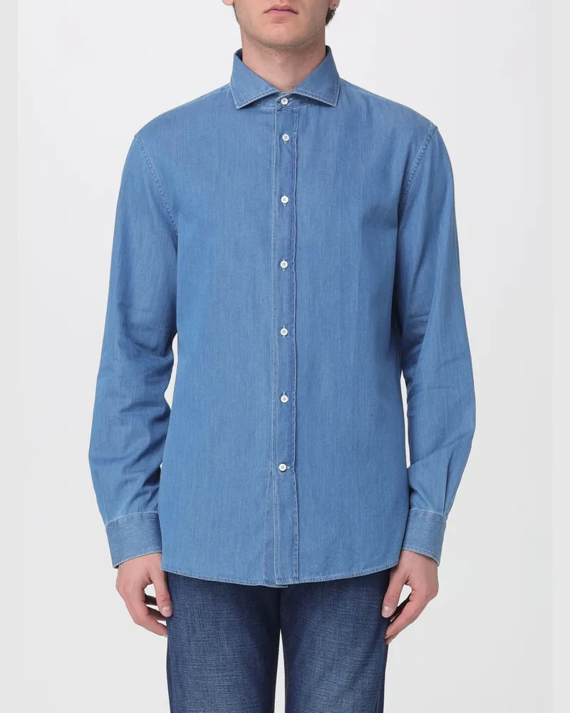 Brunello Cucinelli Hemd herren Stone