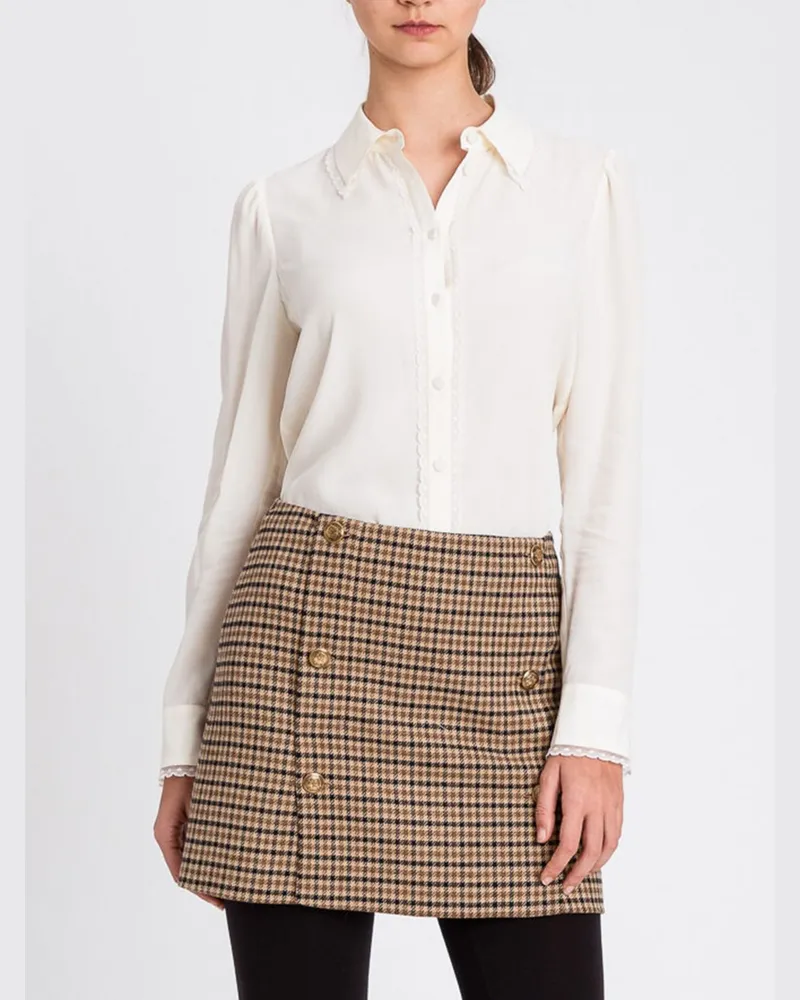 Twin-Set Hemdbluse damen Weiß