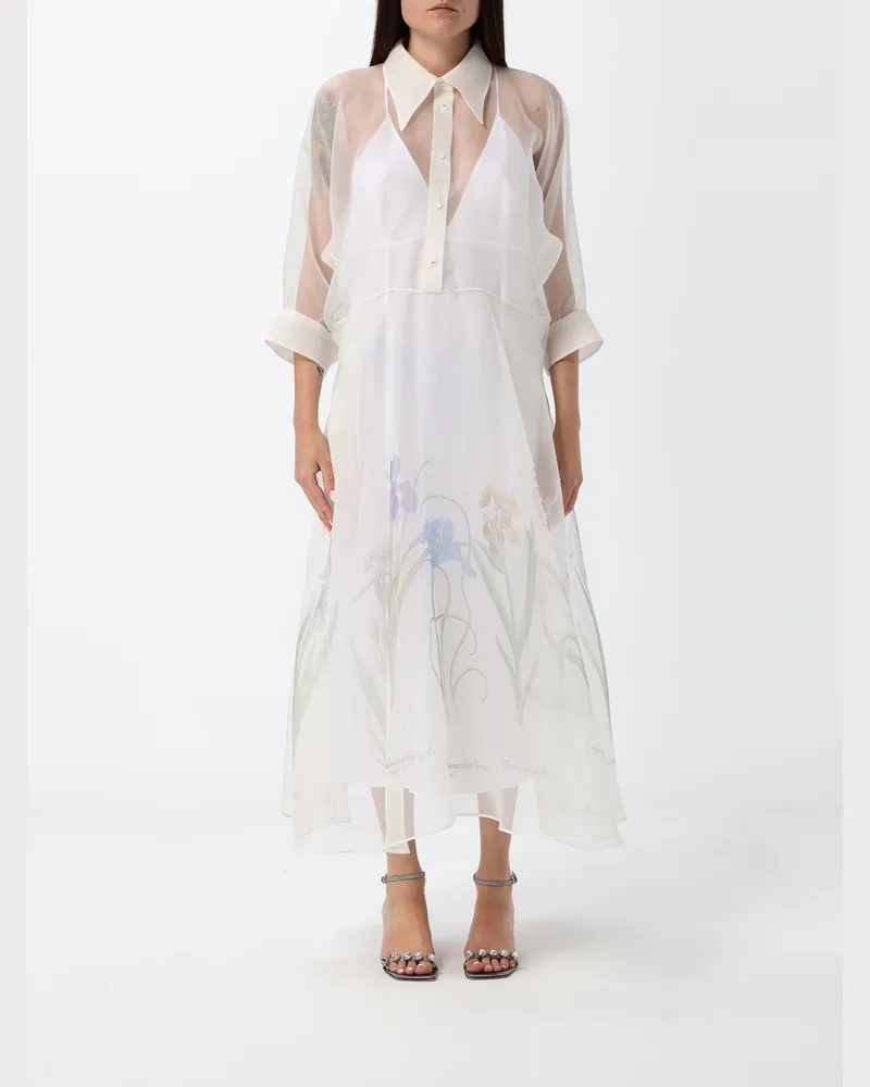 Alberta Ferretti Kleid damen Puder