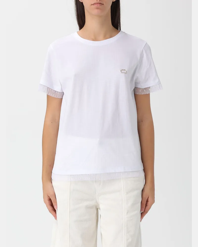 Twin-Set Polo damen Weiß