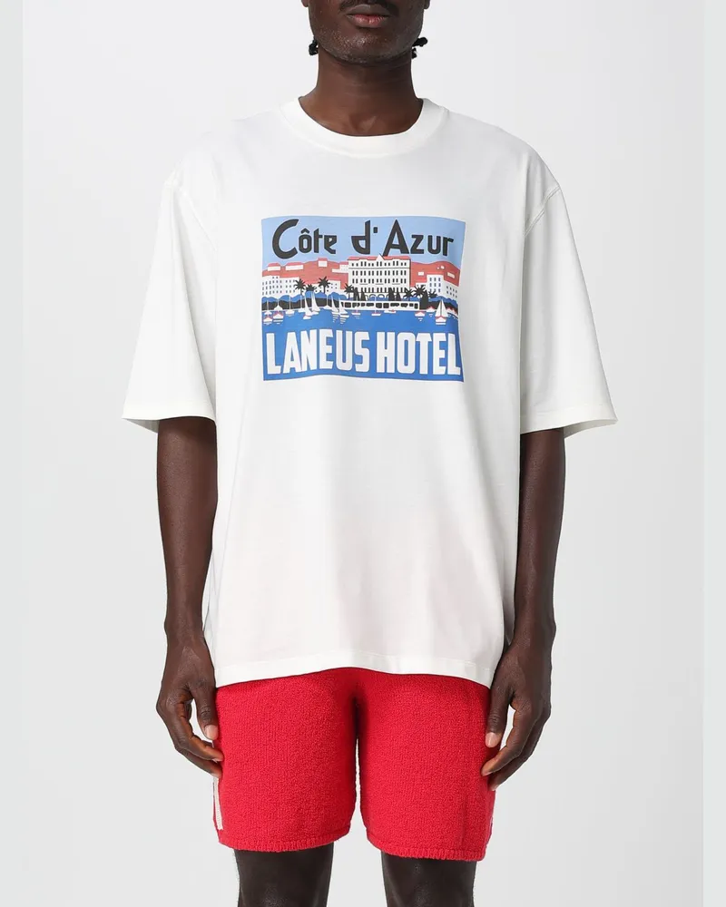 Laneus T-shirt herren Weiß