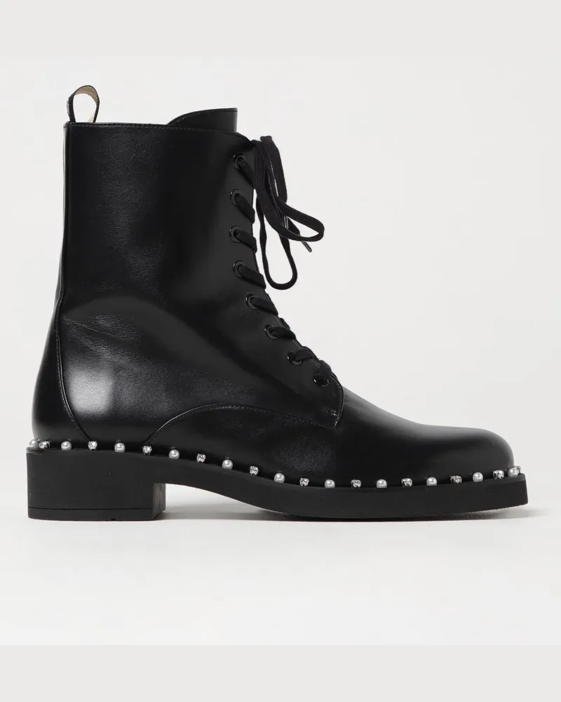 Stuart Weitzman Flache stiefeletten damen Schwarz