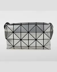 Issey Miyake Schultertasche Silber