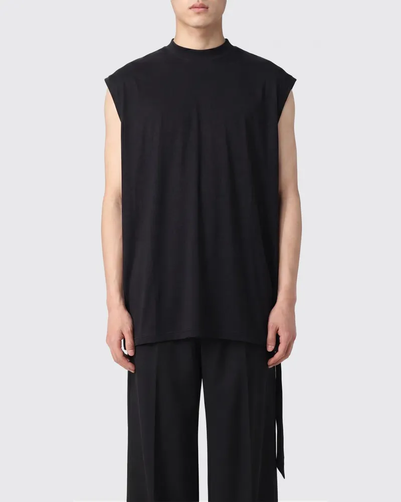 DRKSHDW by Rick Owens Ärmelloses Jersey-Tanktop mit Rundhalsausschnitt Schwarz