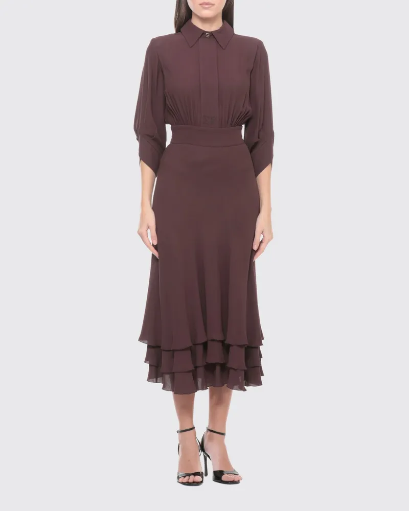 Elisabetta Franchi Kleid damen Braun