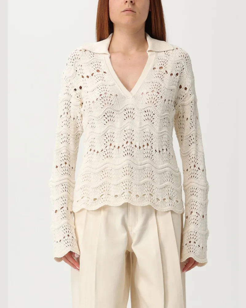 HUGO BOSS Pullover damen Weiß