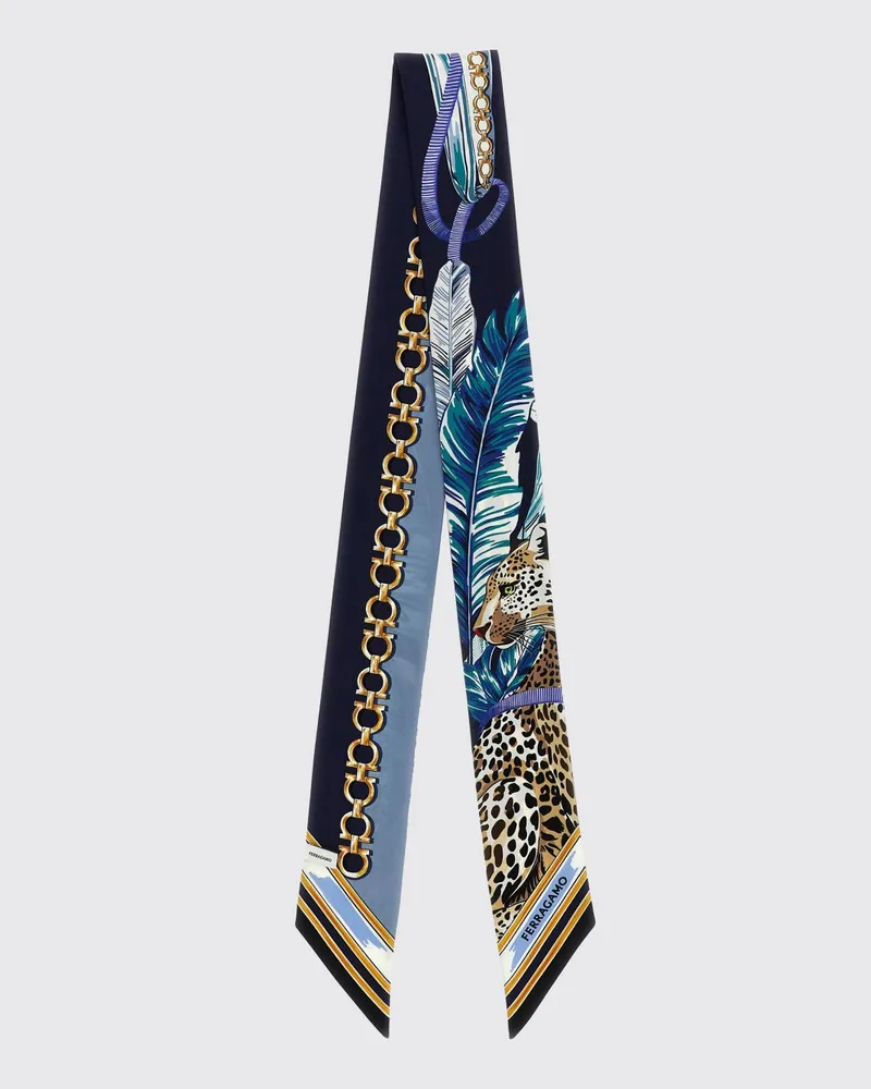 Ferragamo Schal damen Blau