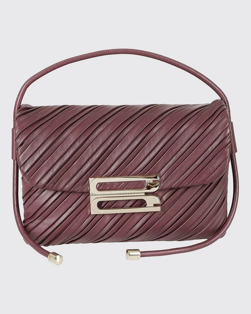 Victoria Beckham Schultertasche damen Burgunderrot