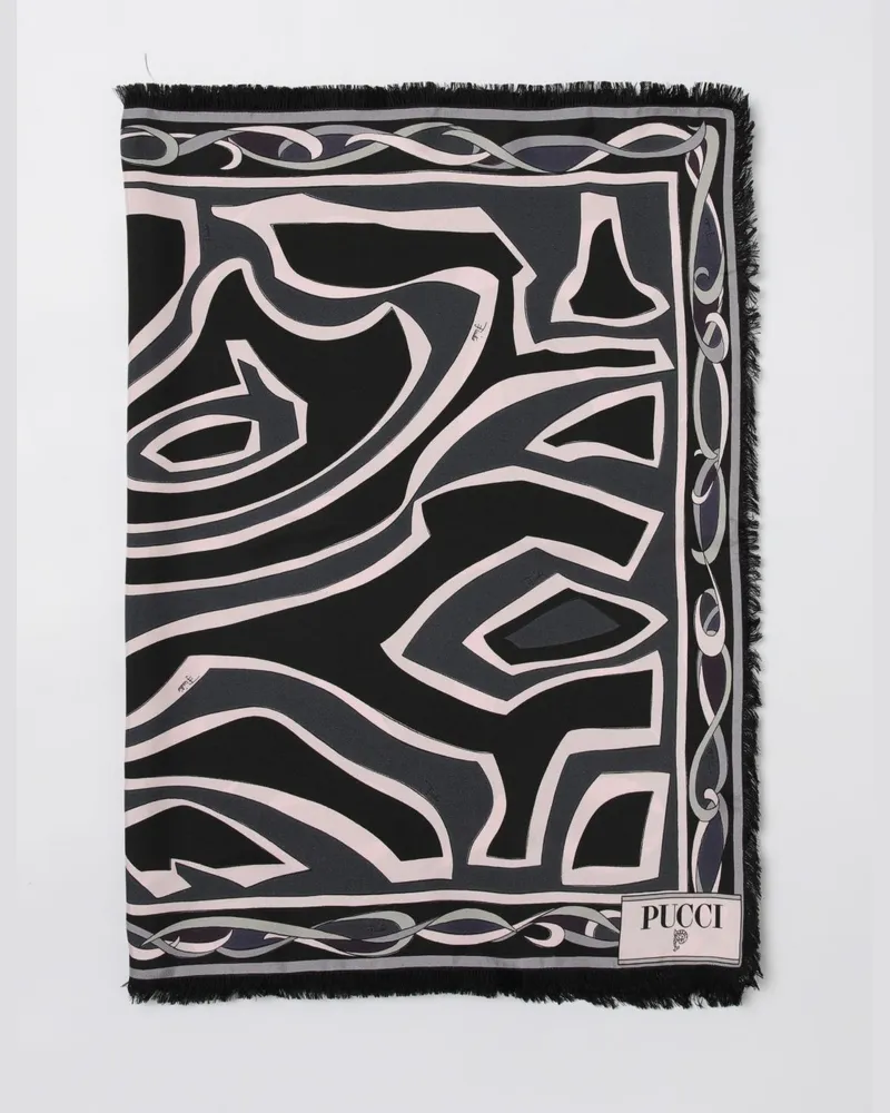 Emilio Pucci Schal damen Schwarz