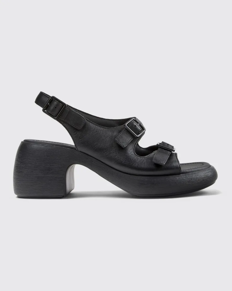 Camper Sandalen mit absatz damen Schwarz