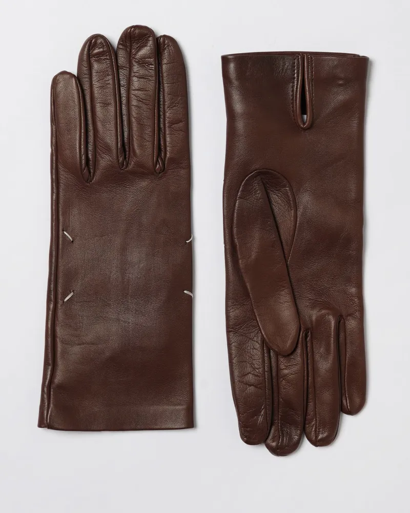 Maison Margiela Handschuhe damen Braun