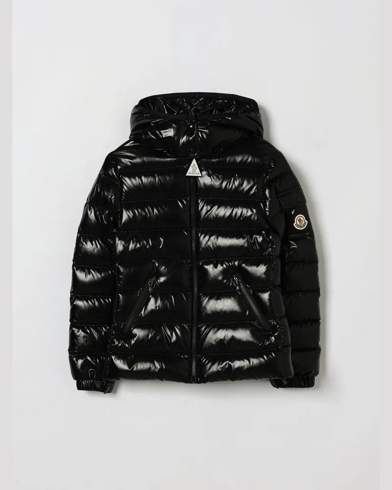 Moncler Gesteppte Daunenweste für Jungen aus recyceltem Nylon Schwarz